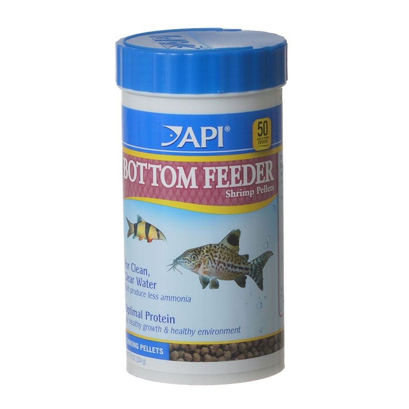 API Bottom Feeder Freeze-Dried Shrimp Pellets Fish Food with Squid 7.9 Ounce