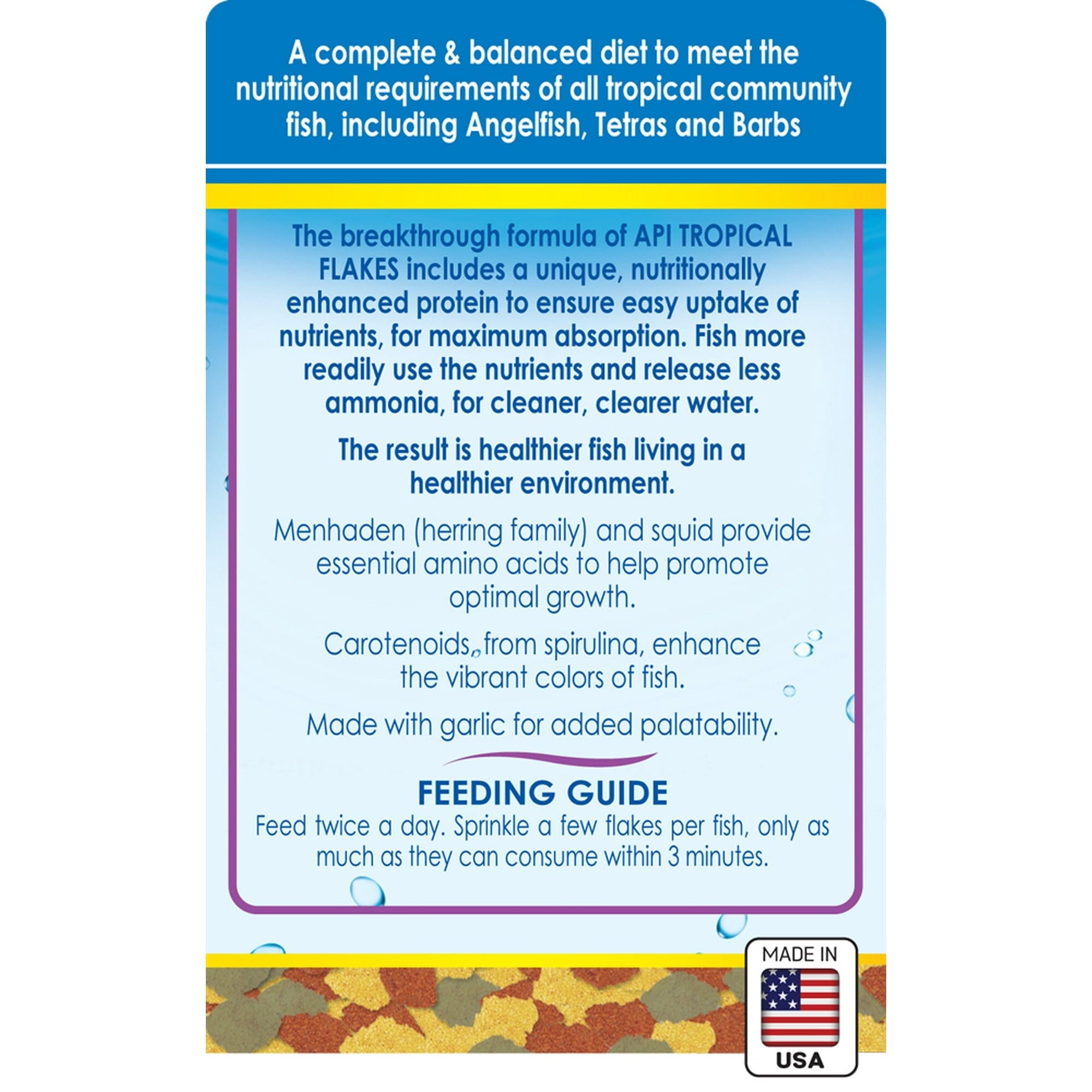 API Cichlid Large Floating Pellets Fish Food - 7.1 Oz