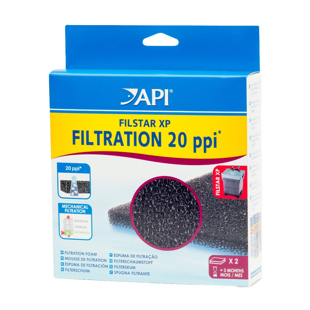 API Filstar XP Filtration 20 ppi Filter Pads - 2 pk