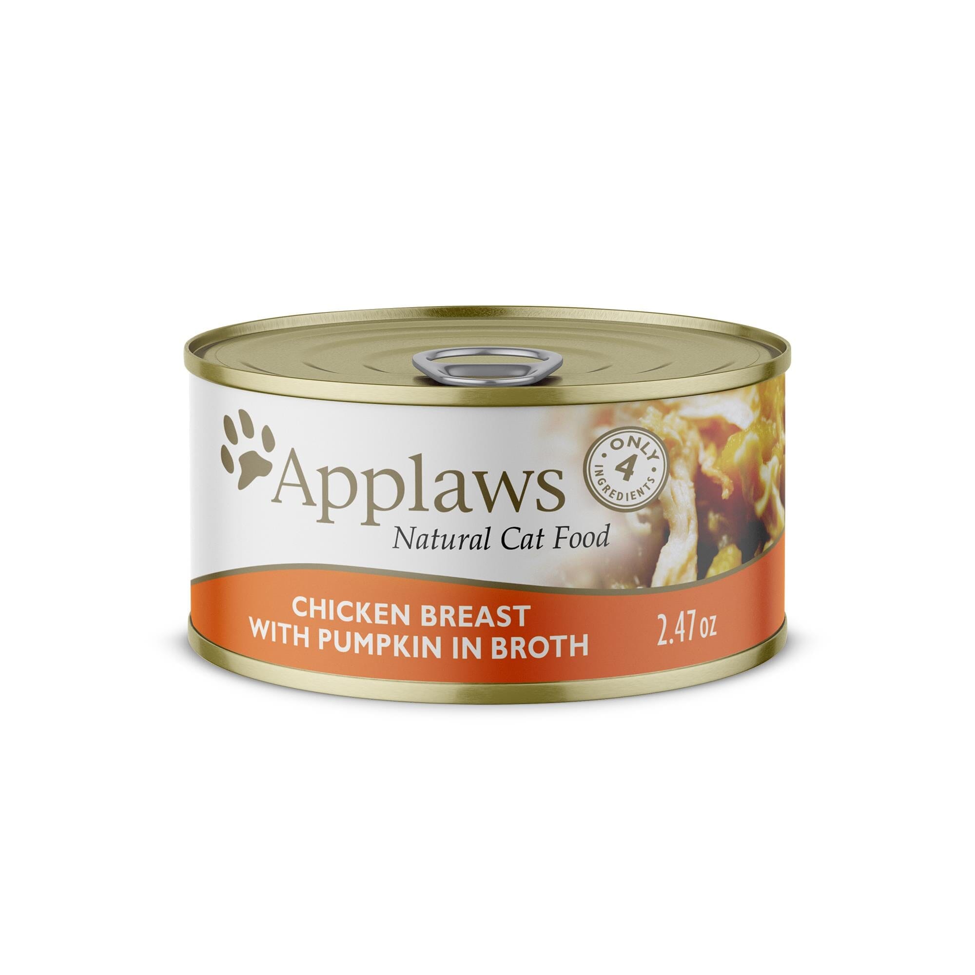 Applaws Chicken Breast and Pumpkin in Broth Canned Cat Food - 2.47 Oz - Case of 24  