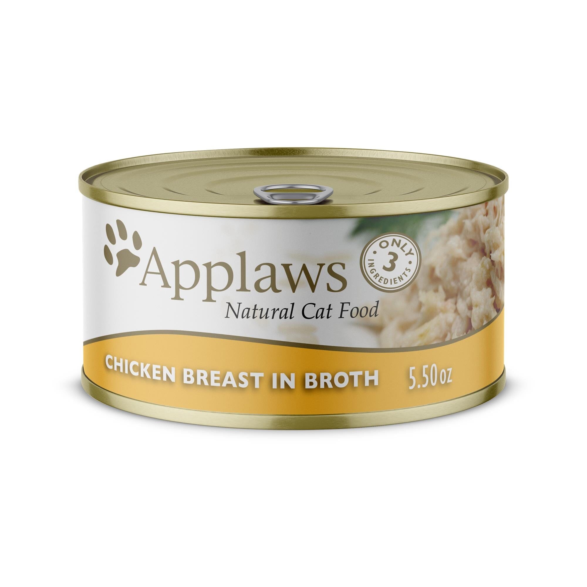 Applaws Chicken Breast in Broth Canned Cat Food - 5.5 Oz - Case of 24  