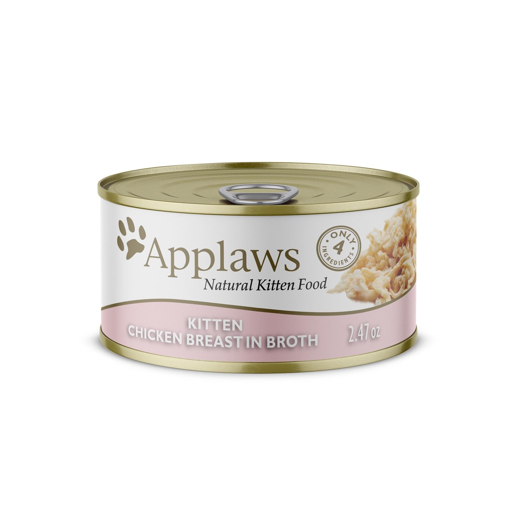 Applaws Chicken Breast in Broth Kitten Formula Canned Cat Food - 2.47 Oz - Case of 24  