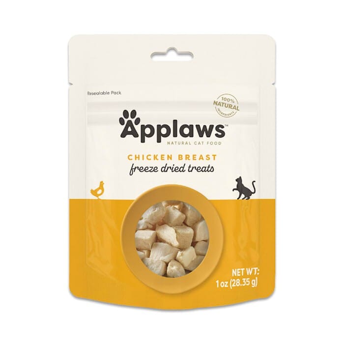 Applaws Natural 100% Protein Limited Ingredient Freeze-Dried Chicken Freeze-Dried Cat Treats - 1.35 Oz - 8 Pack Default Title