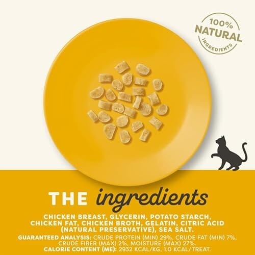 Applaws Natural Grain-Free High-Protein Limited Ingredient Diet Chicken Soft and Chewy Cat Treats Pouch - 2 Oz - 12 Pack