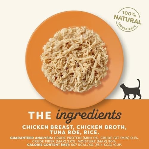 Applaws Natural Grain-Free Limited Ingredient Chicken Breast and Tuna in Broth Wet Cat Food Trays - 2.12 Oz - Case of 10