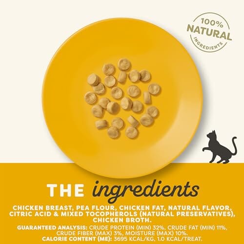 Applaws Natural Grain-Free Limited Ingredient High-Protein Chicken Crunchy Cat Treats - 2 Oz - 12 Pack