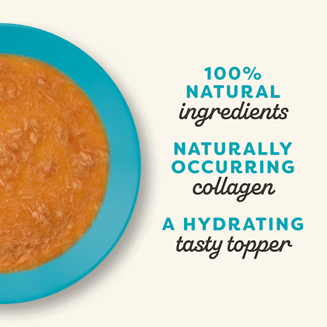 Applaws Natural Limited Ingredient Real Protein Fish and Tuna Bone Broth Wet Cat Food Topper Pouch - 3 Oz - Case of 12