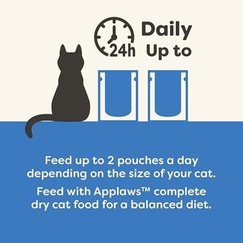 Applaws Natural Limited Ingredient Tuna Fillet in Mousse Lickable Wet Cat Food Pouch - 2.47 Oz - Case of 12