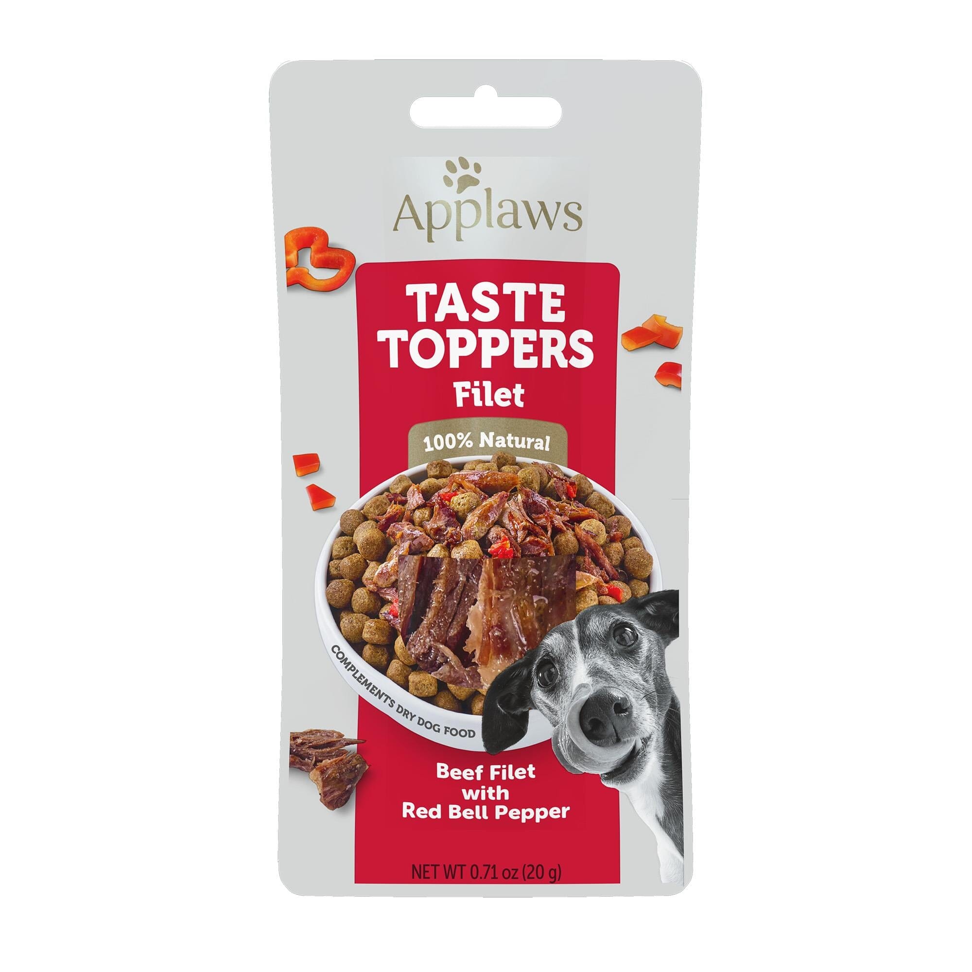 Applaws Taste Toppers Beef Loin Wet Dog Food Toppers - .71 Oz - Case of 12  