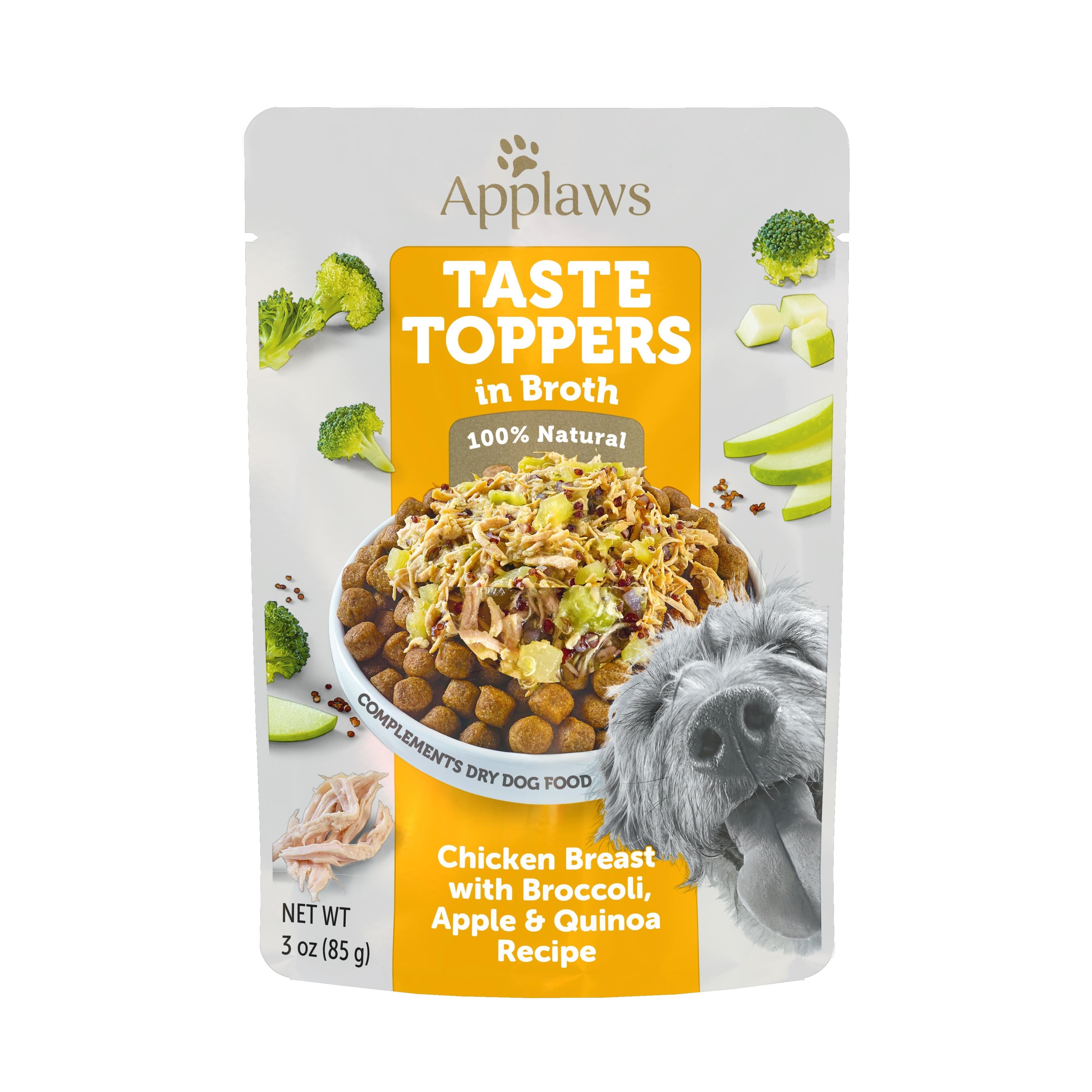 Applaws Taste Toppers Chicken and Broccoli Dog Food Toppers - 3 Oz - Case of 12  