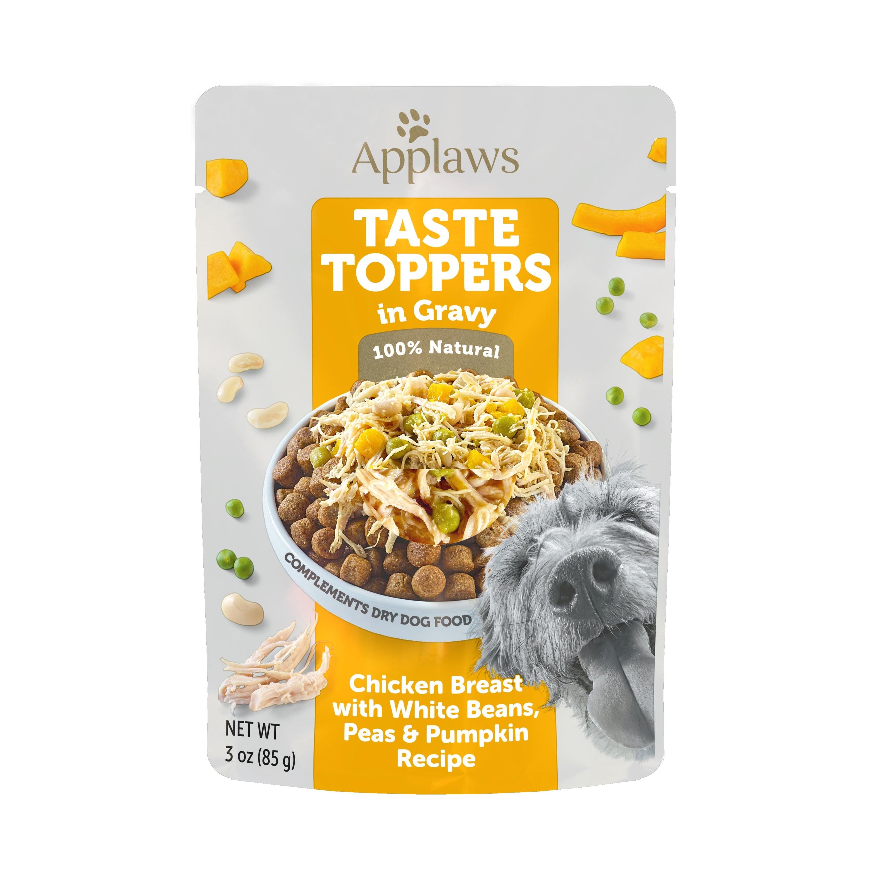 Applaws Taste Toppers Chicken and Peas Dog Food Toppers - 3 Oz - Case of 12  