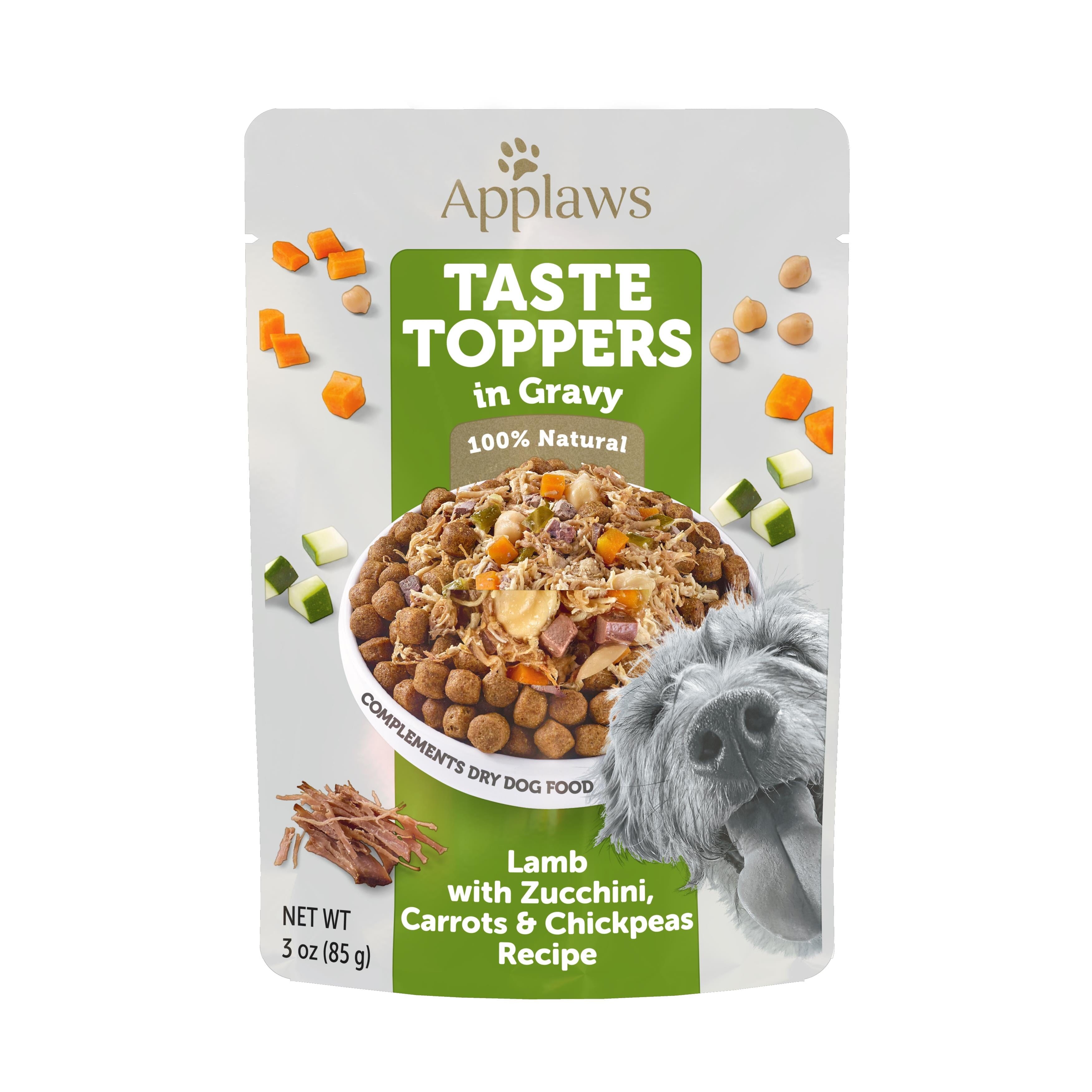 Applaws Taste Toppers Lamb and Carrots Dog Food Toppers - 3 Oz - Case of 12  