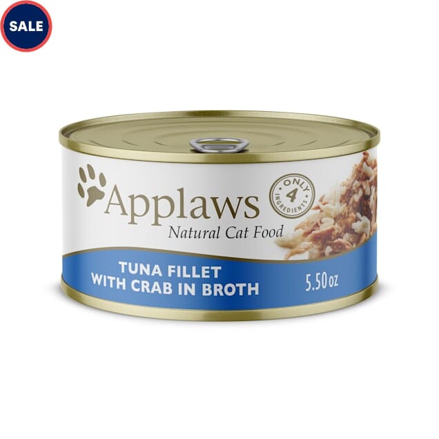 Applaws Tuna and Crab in Broth Canned Cat Food - 5.5 Oz - Case of 24  