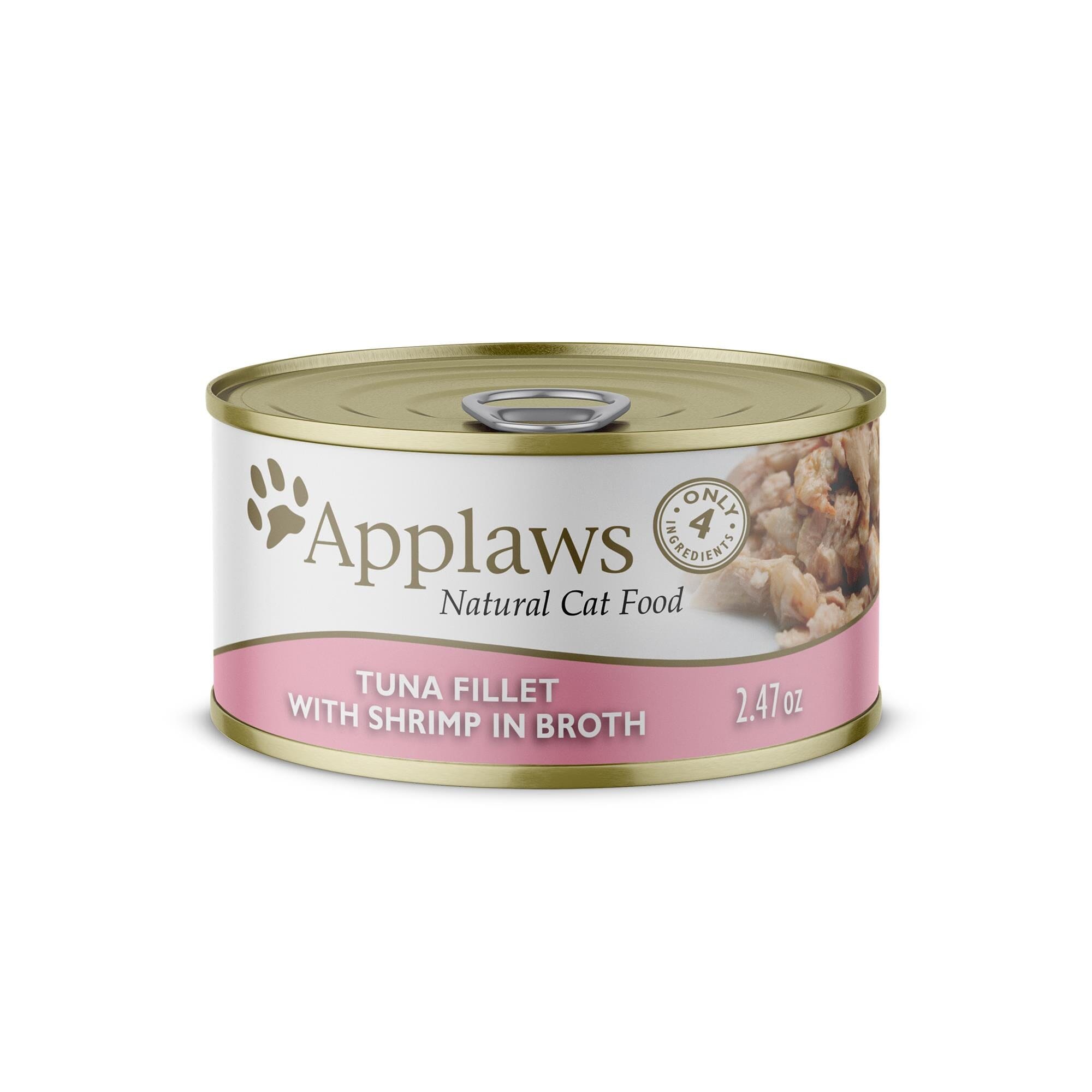 Applaws Tuna Filet and Prawns Canned Cat Food - 2.47 Oz - Case of 24  