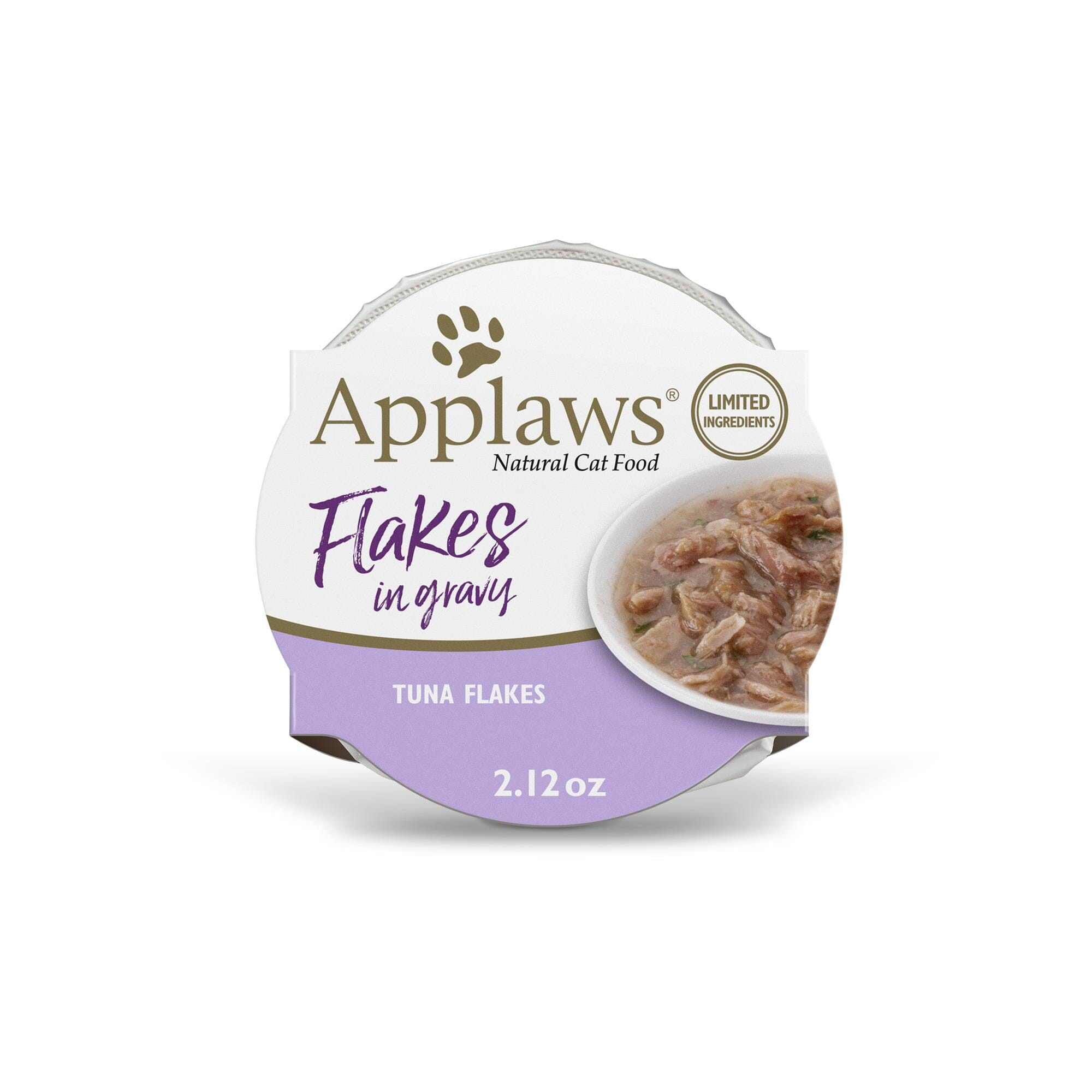 Applaws Tuna Filet Flakes in Gravy Wet Cat Food Tray- 12 Oz - Case of 18  