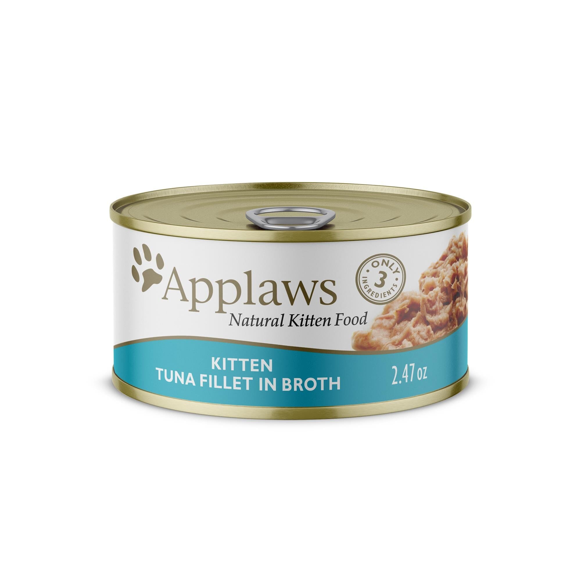 Applaws Tuna Filet in Broth Kitten Formula Canned Cat Food - 2.47 Oz - Case of 24  