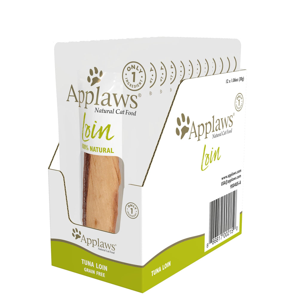 Applaws Tuna Loin Natural Soft and Chewy Cat Treats - 1.06 Oz - Case of 12  