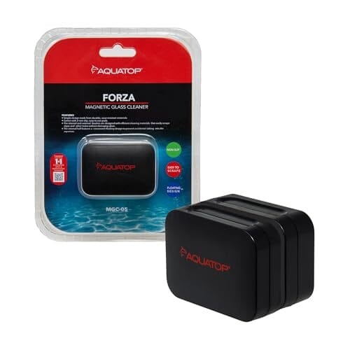 Aquatop Floating Magnetic Glass Cleaner - For 3/16-1/4 Inch Glass - Mini