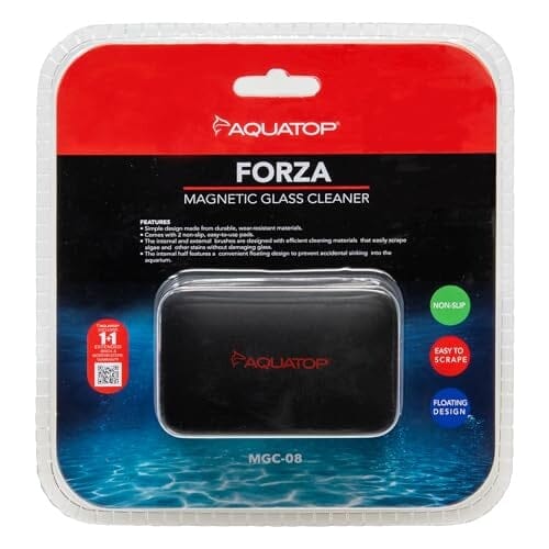 Aquatop Floating Magnetic Glass Cleaner - For 5/16-3/8 Inch Glass - Medium Default Title