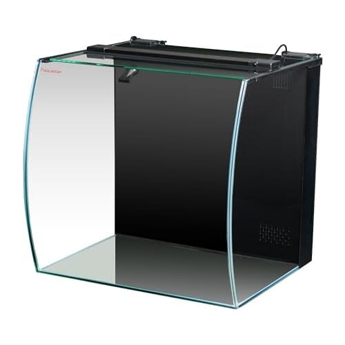 Aquatop Formosa Bow Front LED Lighting Desktop Glass Aquarium Kit - 13.5 Gal - L:16.5 X W:13.3 X H:15.7 Inch Default Title