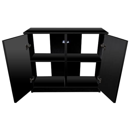 Aquatop Forza Premier 2-Door Cabinet - Black - For 20L, 29, 30-Tall 37 Gal Aquariums - L:13.7 X W:30.8 X H:31.5 Inch  