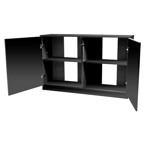 Aquatop Forza Premier 2-Door Cabinet - Black - For 30-40 Tall 45 Gal Aquariums - L:13.7 X W:36.5 X H:31.5 Inch 