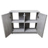 Aquatop Forza Premier 2-Door Cabinet - Gray - For 30-40 Breeder 50 & 65 Gal Aquariums - L:36.5 X W:18.5 X H:31.5 Inch 