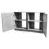 Aquatop Forza Premier 2-Door Cabinet - Gray - For Standard 15-20 Gal Tall Aquariums - L:24.5 X W:13.7 X H:31.5 Inch  