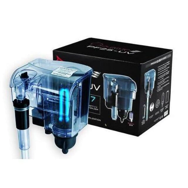 Aquatop Hang-on PFUV-15 Aquarium Power Filter with 5 Watt UV Sterilizer - 64GPH Default Title