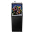 Aquatop Recife Euro Round Corner Aquarium Kit with Stand - Black 40 Gallon Aquarium