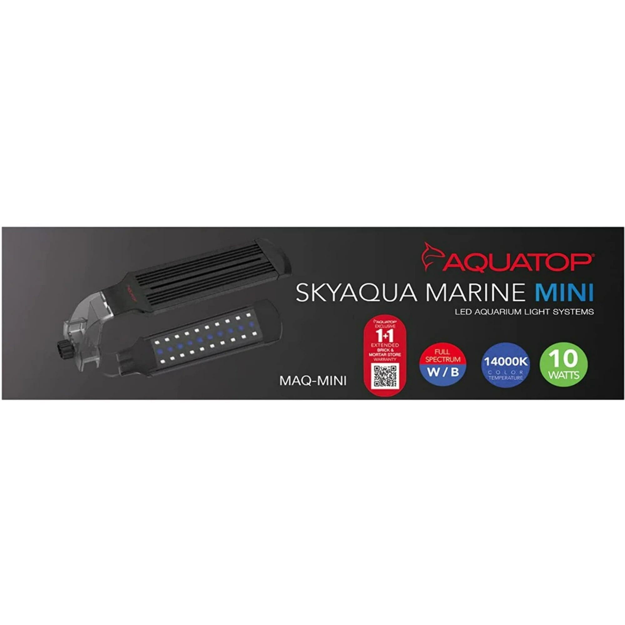 Aquatop Skyaqua Marine Mini LED Light Aquarium LED Light Fixture - 10 Watt