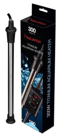 Aquatop Submersible Titanium Heater and External Thermostat with Digital Controller 300 Watt