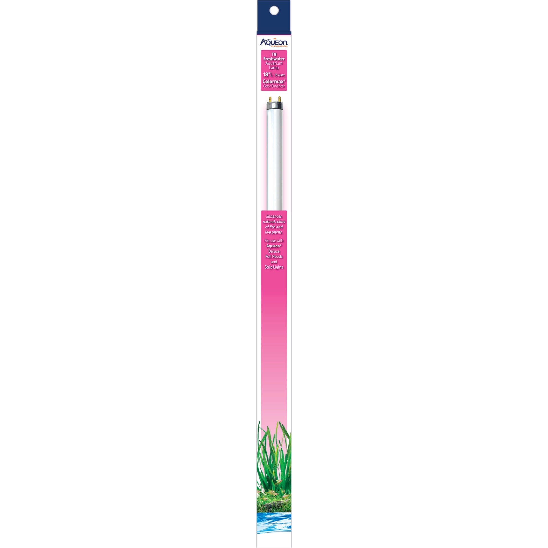 Aqueon T8 Fluorescent Lamp Replacements - Colormax - 18 in