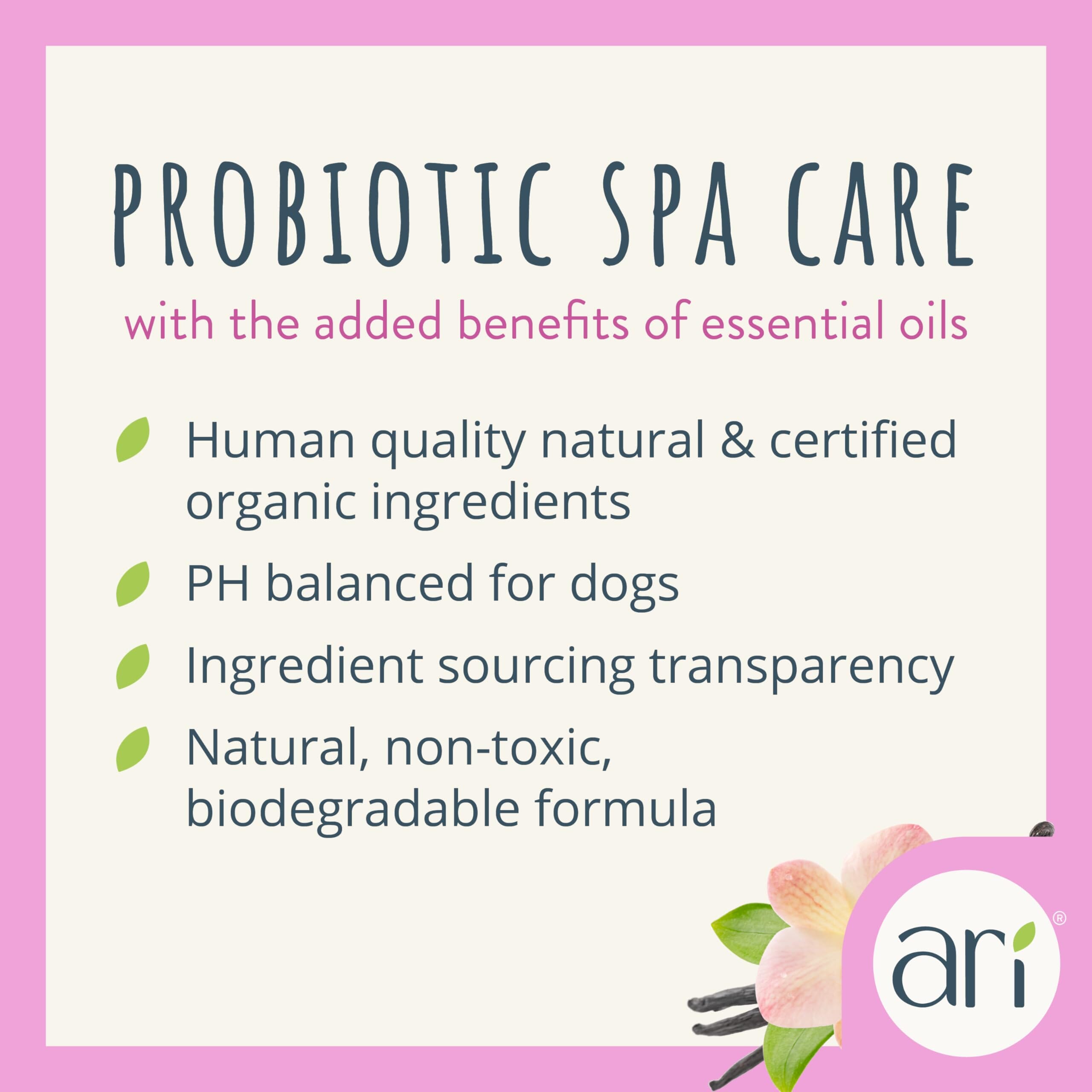 ARI Probiotics Vanilla and Almond Gentle Moisterizing Puppy Dog Conditioner - 16 Oz  