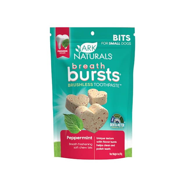 Ark Naturals Breath Bursts Peppermint Bites Brushless Toothpaste Dental Dog Chews - 4 Oz Default Title