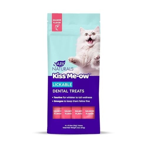 Ark Naturals Kiss Me-Ow Salmon Lickable Dental Cat Treats - 2 Oz Default Title