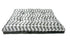 Arlee Bella OrthoLux Orthopedic Zig-Zag Bone Mattress Waterproof Dog Bed - Gray Large - L:45 X W:36 X H:8 In