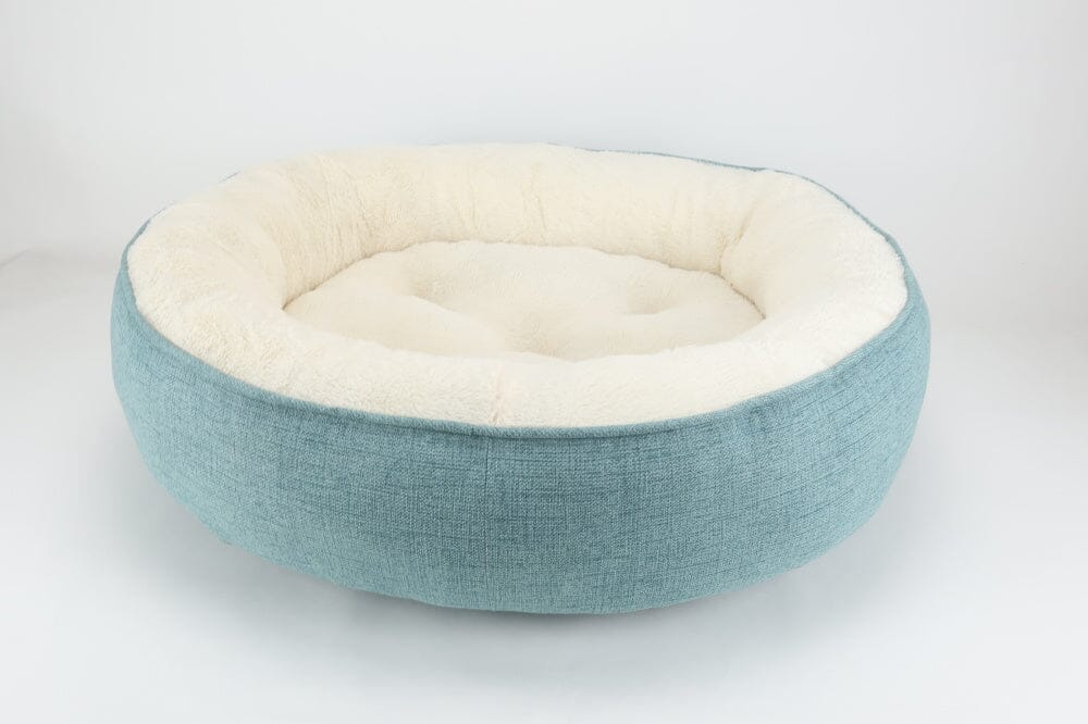 Arlee Duncan Oval Dog Bed - Blue - L:42 X W:31 X H:10 - 3 Count Default Title