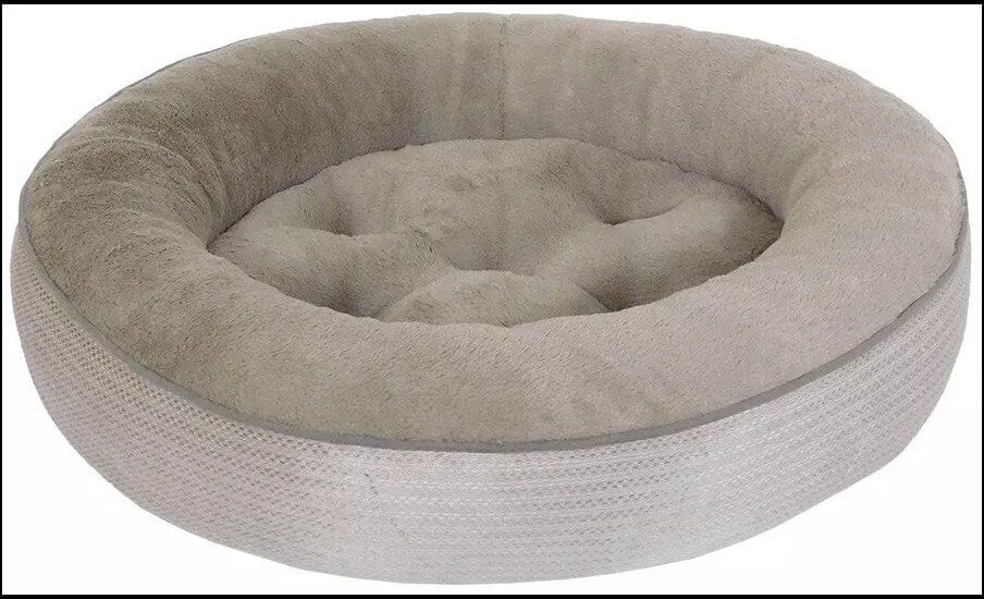 Arlee Duncan Oval Dog Bed - Gray - L:42 X W:31 X H:10 - 3 Count Default Title