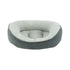 Arlee Rover Rest Cody Cuddler Oval Cushion Dog Bed Grey Medium - L:28 X W:25 X H:11