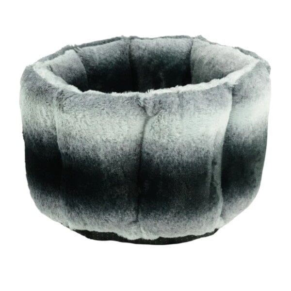 Arlee Sheba Quilted Rounded Cat Bed Black