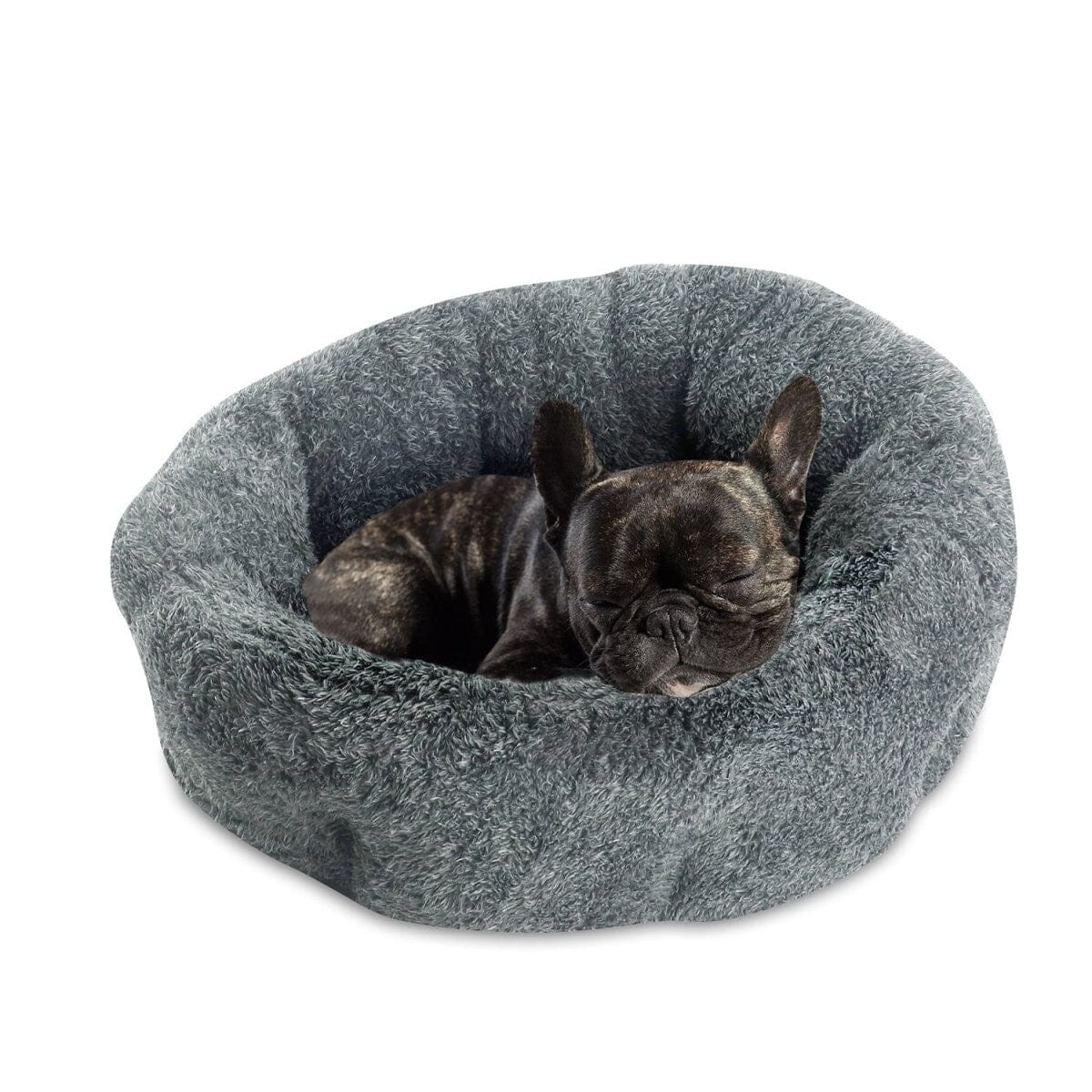 Arlee Sheba Quilted Rounded Cat Bed Gray