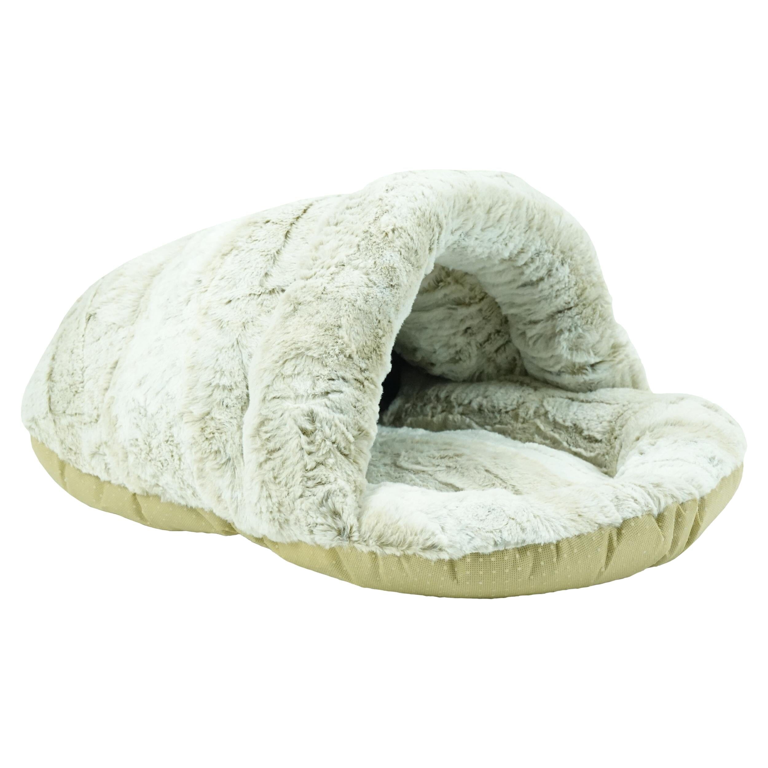 Arlee Sly Slipper Cat Napz Cat Bed - Snow Leopard - L:23 X W:17 X H:4 Default Title