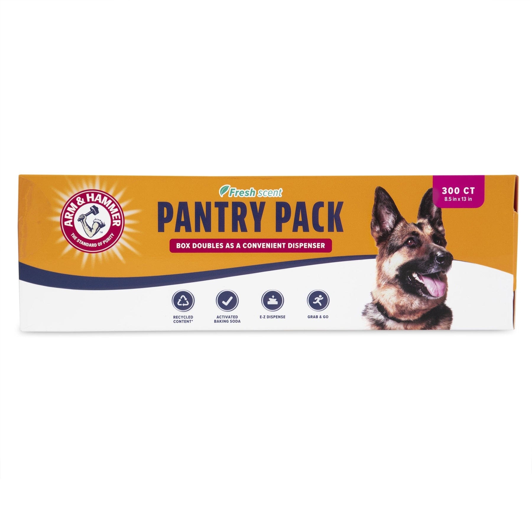 Arm & Hammer Petmate Pantry Pack Fresh Scent Dog Wastebags Rolls - 300 Count Default Title
