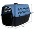 Aspen Fashion Pet Porter Dog Kennel Hard-Sided - Blue and Black - 26 in  