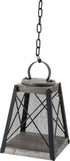 Audubon MF Wood & Mesh Mill Nyjer Thistle Seed Wild Bird Feeder - Black and Gray - 1.3 Oz Cap