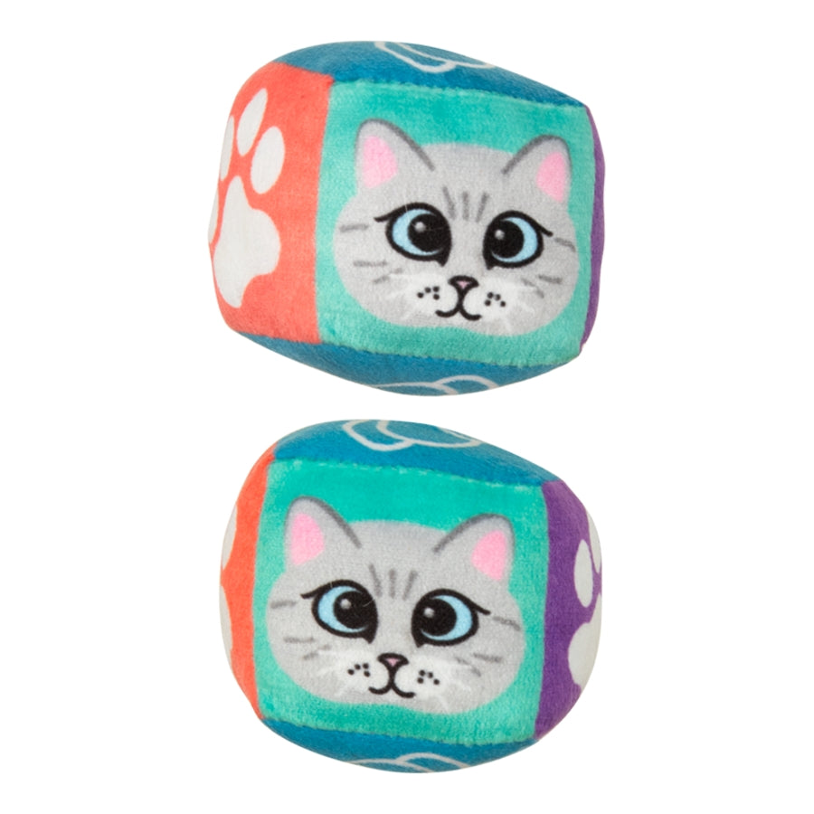 Hero Nala Dice Crinkle Catnip Cat Toy - 2 Pack