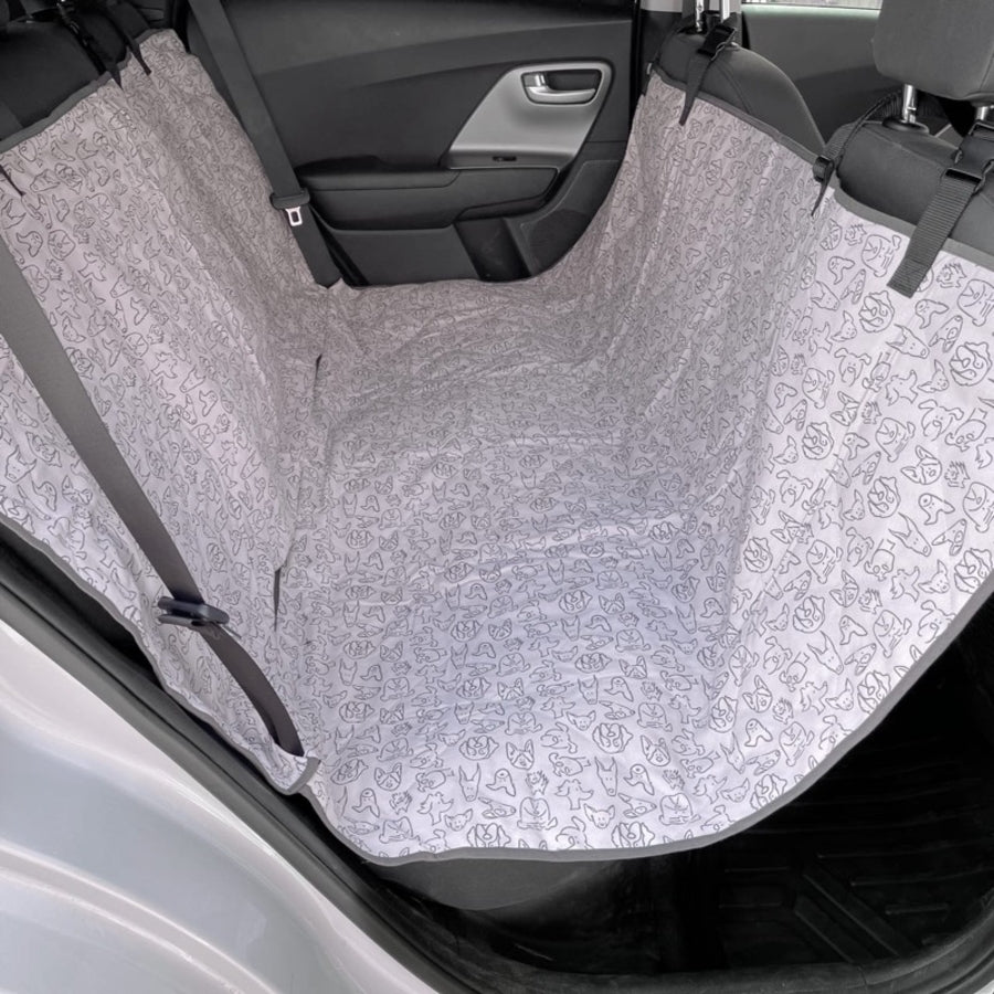 Molly Mutt Only You Quilted Backseat Bench Hammock Car Seat Cover 