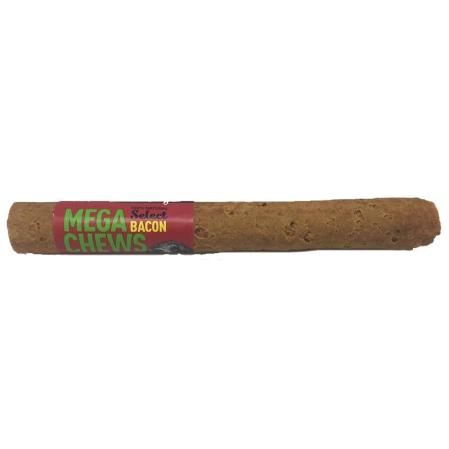 Etta Says Mega Chews Select Bacon Premium Natural Soft Dog Chews - 10 Inch - 18 Count