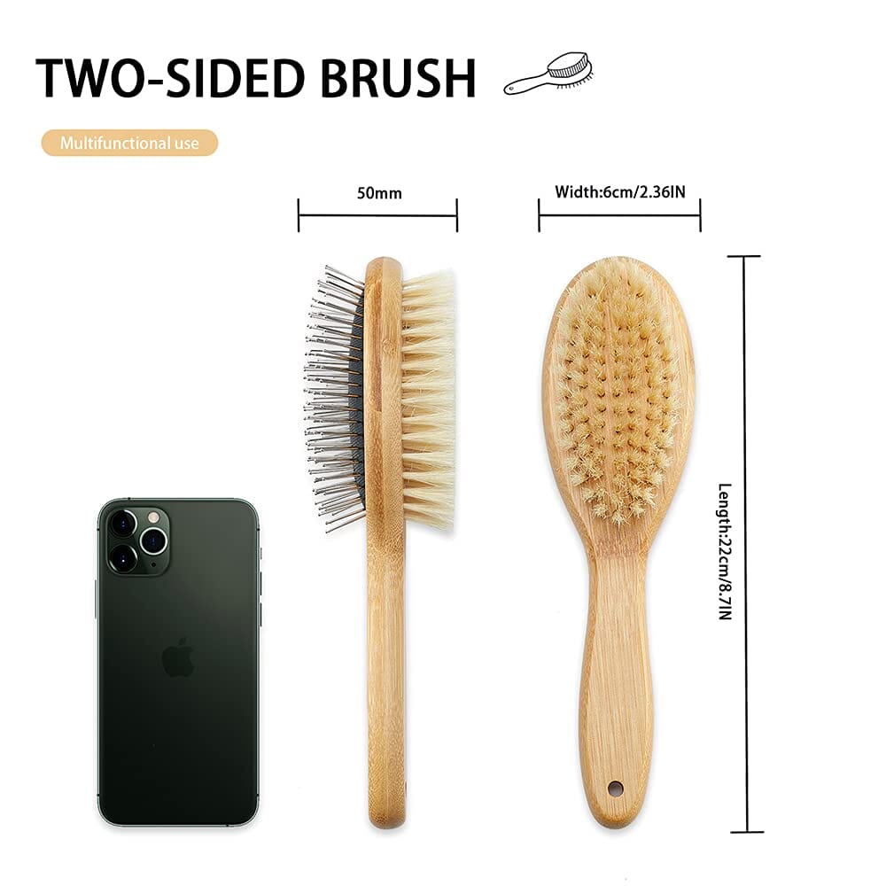 BaByliss Pro Pet Bristle Paddle Cat and Dog Brush - Medium  